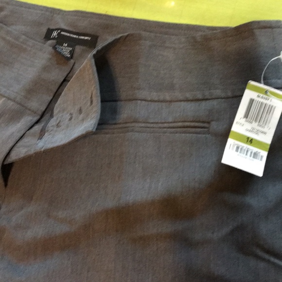 INC trousers. 14. Flare. Poly Rayon Spandex. - Picture 4 of 6